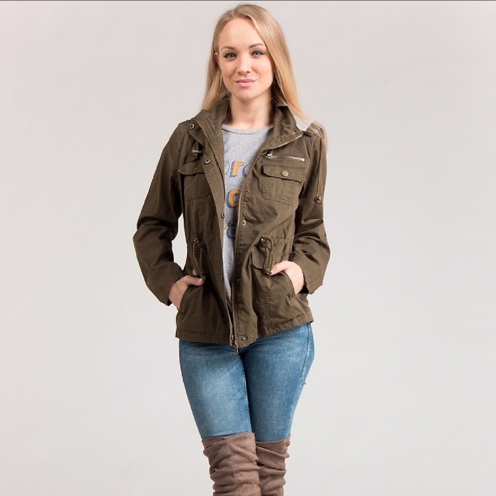 Jacket, military style Large